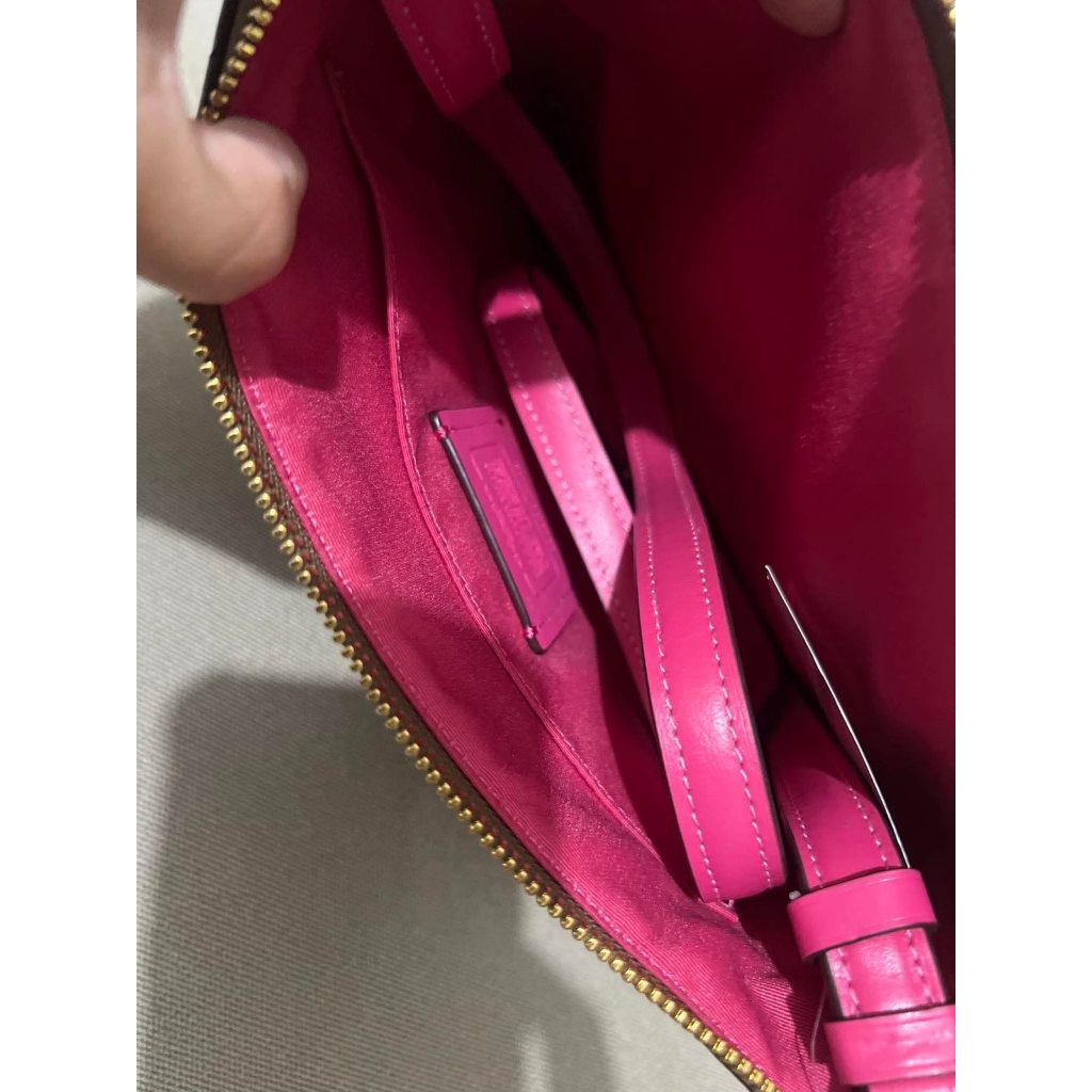 ORIG & IMPORTED CCH Rowan File Bag in Khaki/Pink