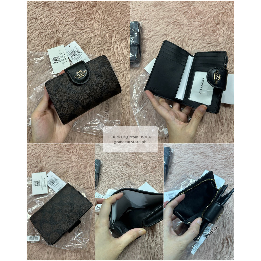 ORIG & IMPORTED CCH MEDIUM CORNER ZIP BIFOLD WALLET