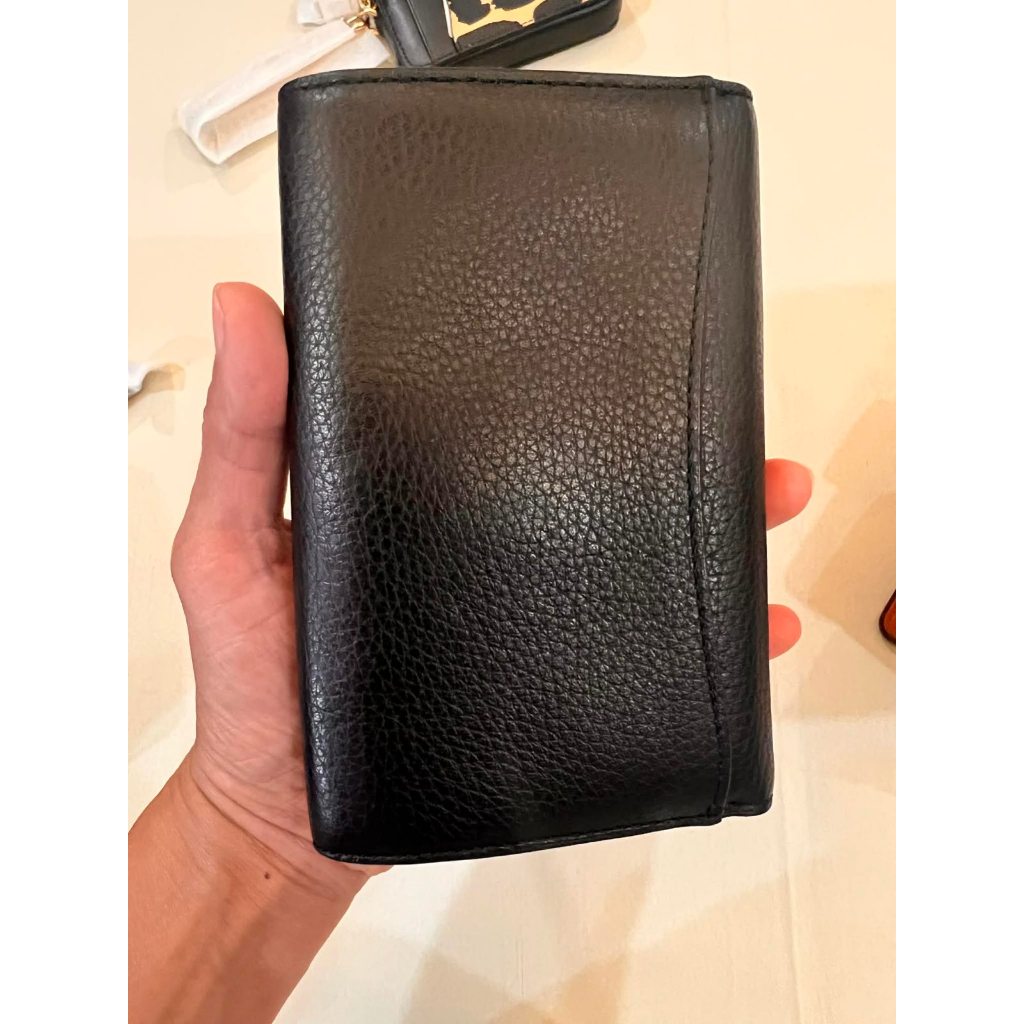 ORIG & IMPORTED CCH Kleo Medium Flap Black Wallet