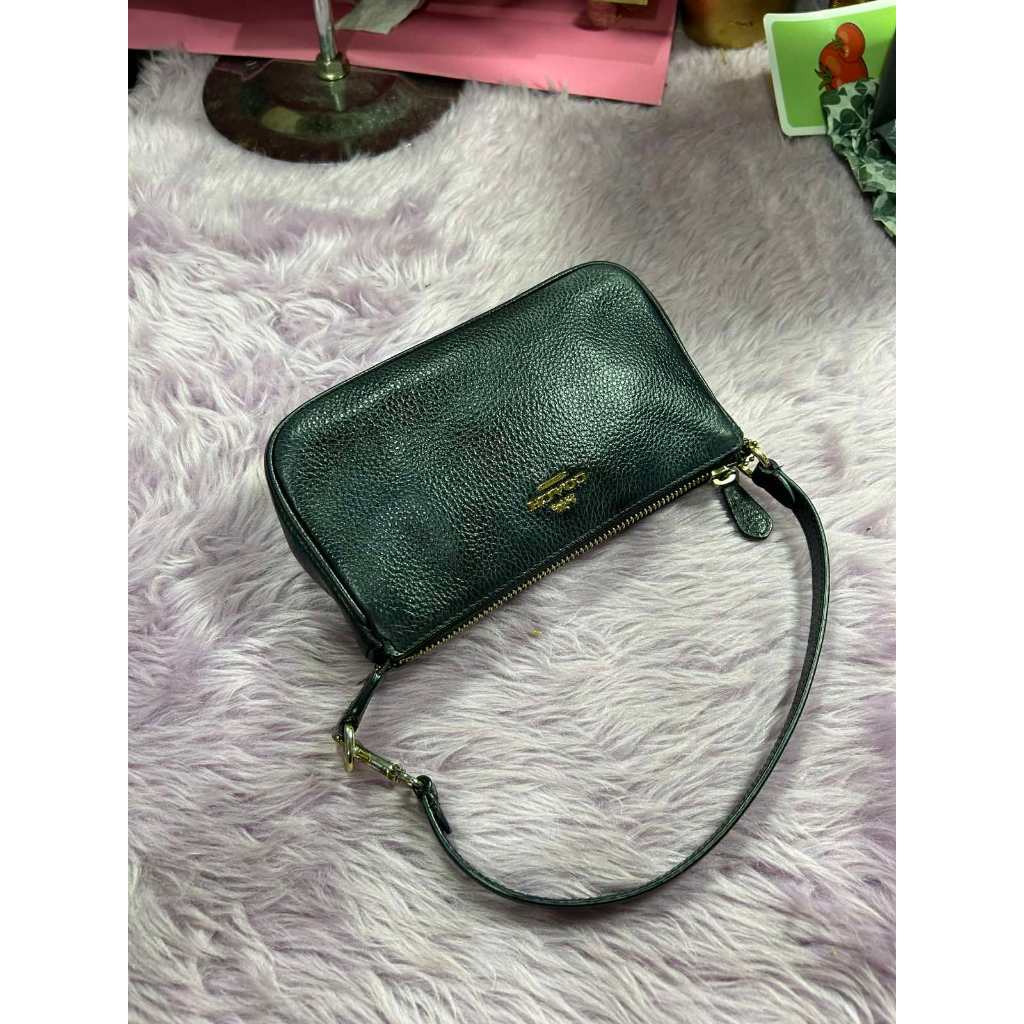 ORIG Preloved RARE CCH Nolita 19 Pebbled Black Wristlet Small Bag