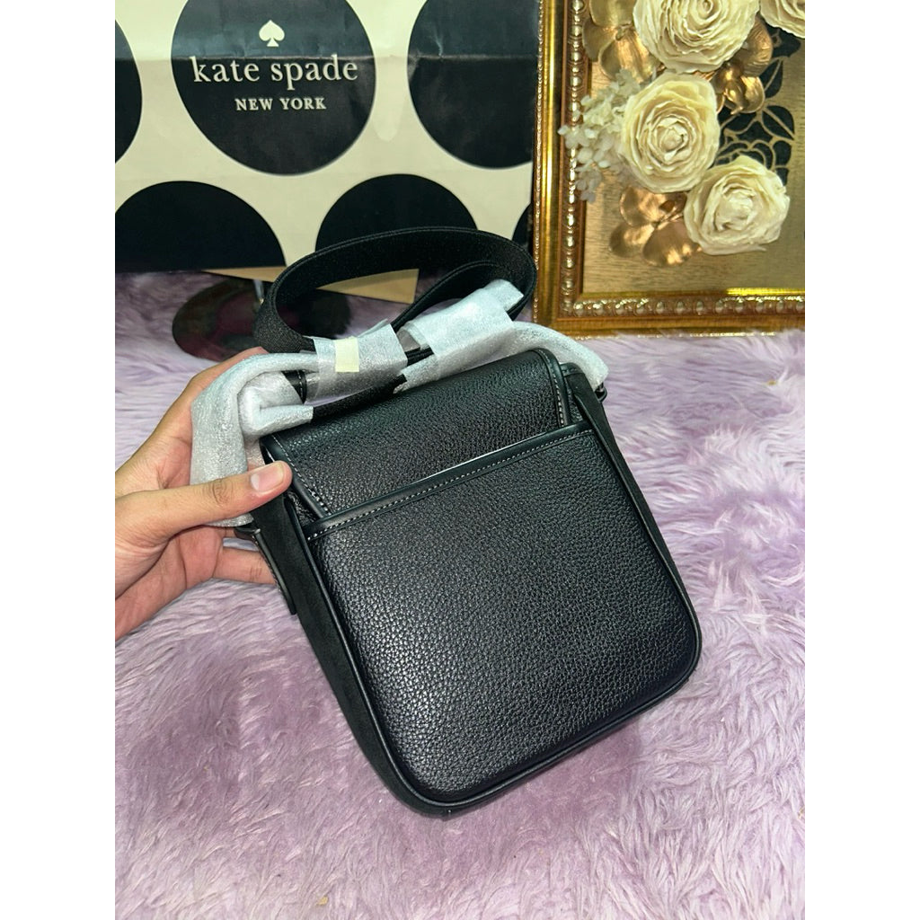 ORIG & IMPORTED CCH Lucas Crossbody Suede Men Black Bag