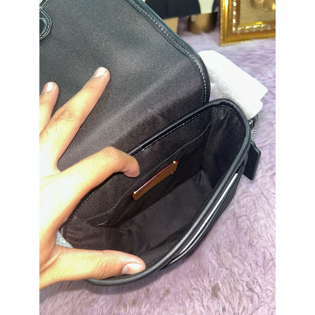 ORIG & IMPORTED CCH Lucas Crossbody Suede Men Black Bag
