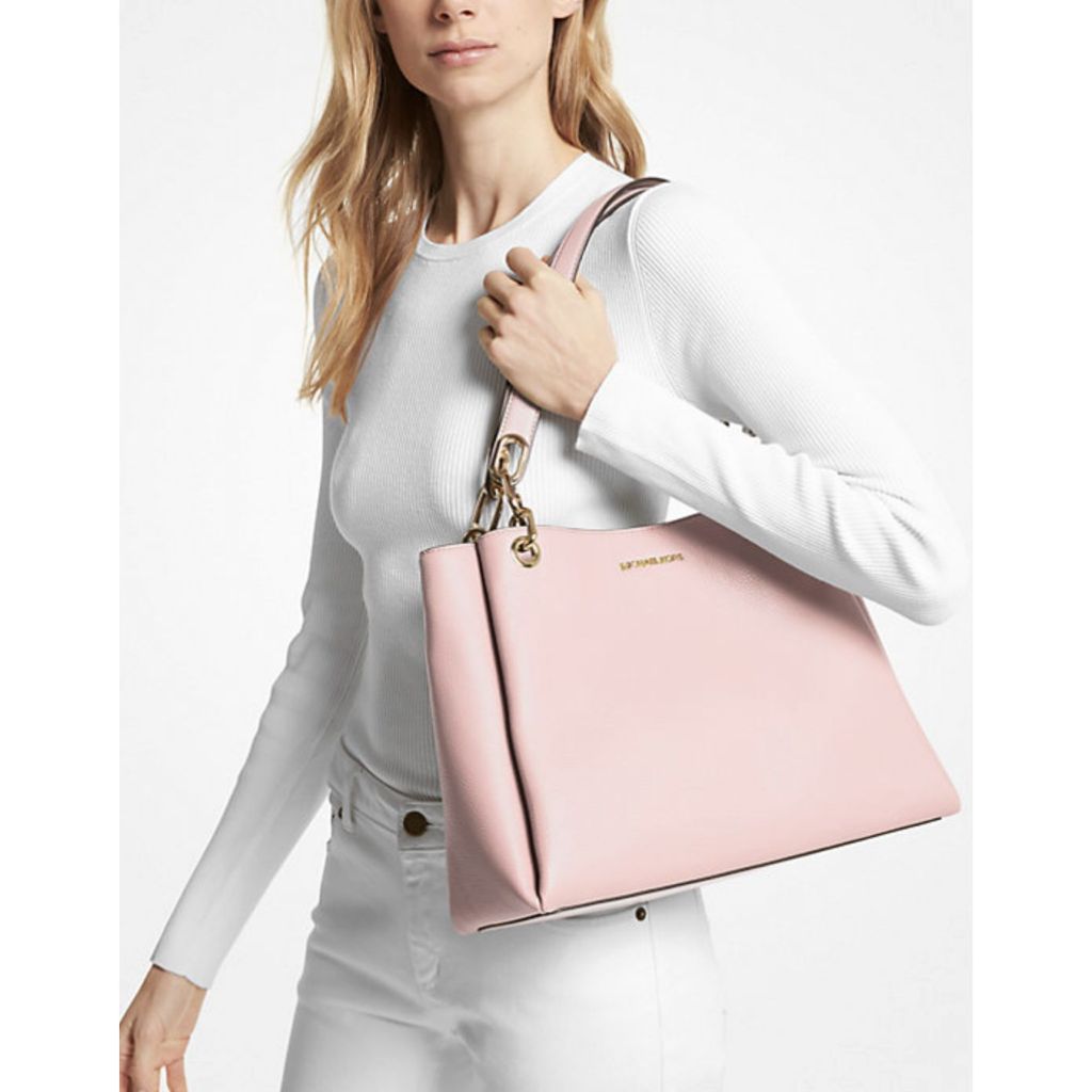 ORIG & IMPORTED MK Trisha Large Shoulder Pink Tote Bag