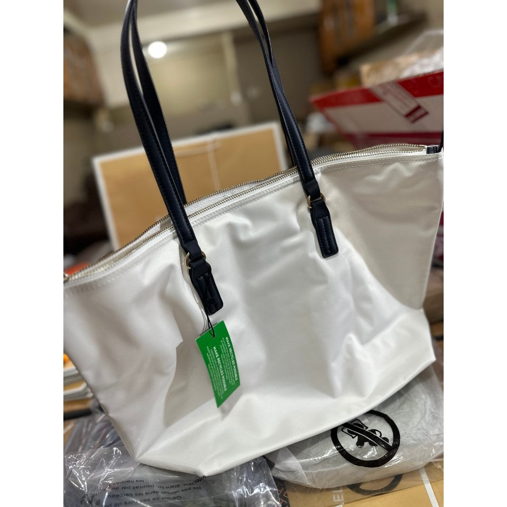 ORIG & IMPORTED Tommy Poppy Tote Corp White Bag