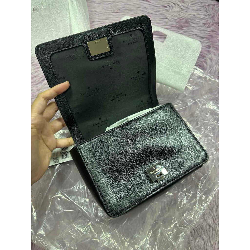 ORIG & IMPORTED KS Patterson Drive Maisie Top Handle Small Flap Black Bag
