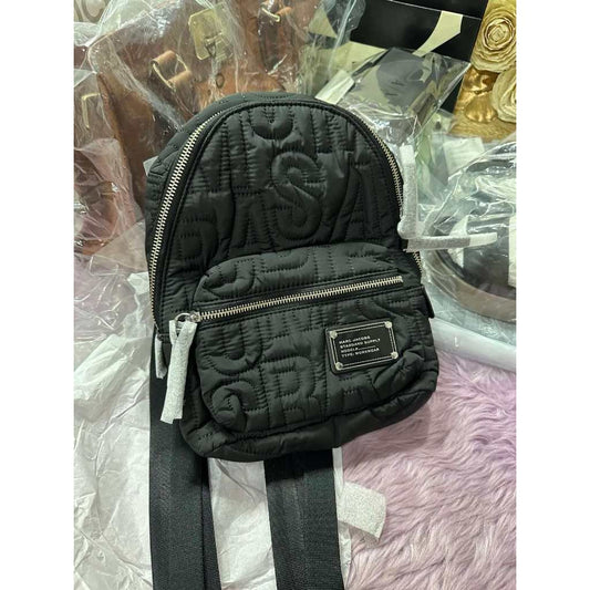 ORIG & IMPORTED MJ Nylon Quilted Mini Backpack Black Bag