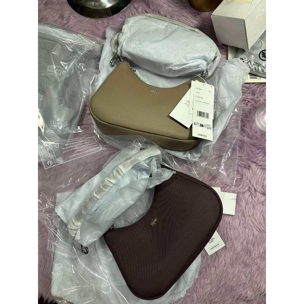 ORIG & IMPORTED LCT Women's Daily City Shoulder Bag Taupe/Maroon