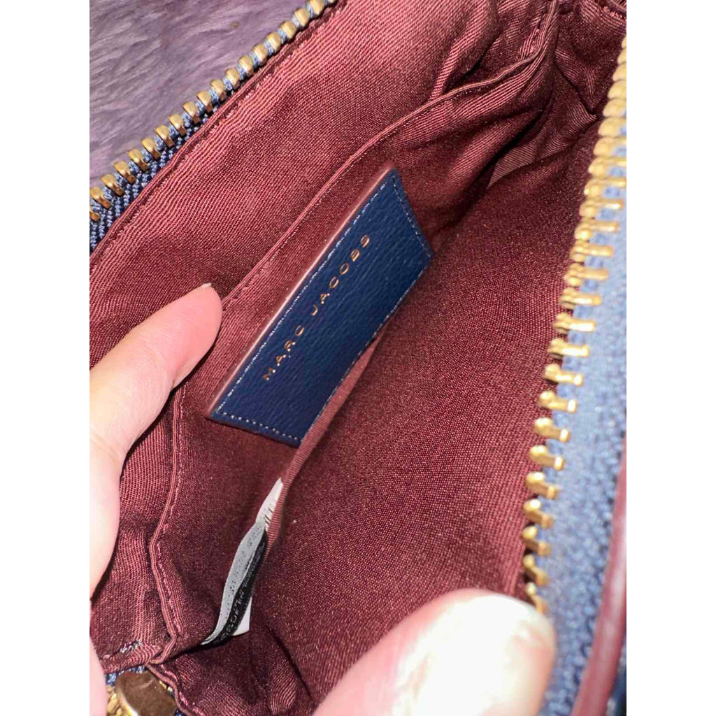 ORIG Preloved MJ RARE Snapshot Calfskin Recruit Camera Navy Blue Bag