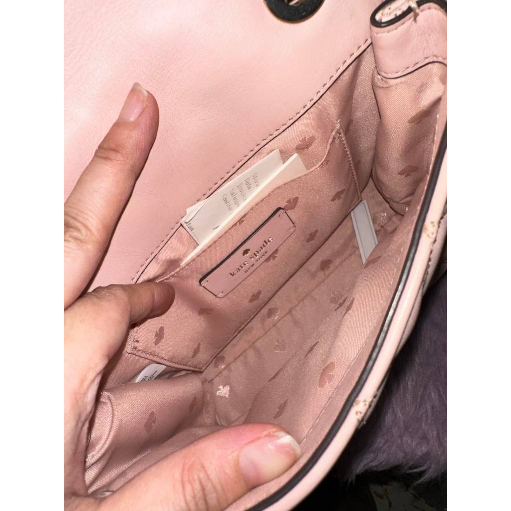 ORIG Preloved KS Natalia Small Flap Crossbody Pink Bag