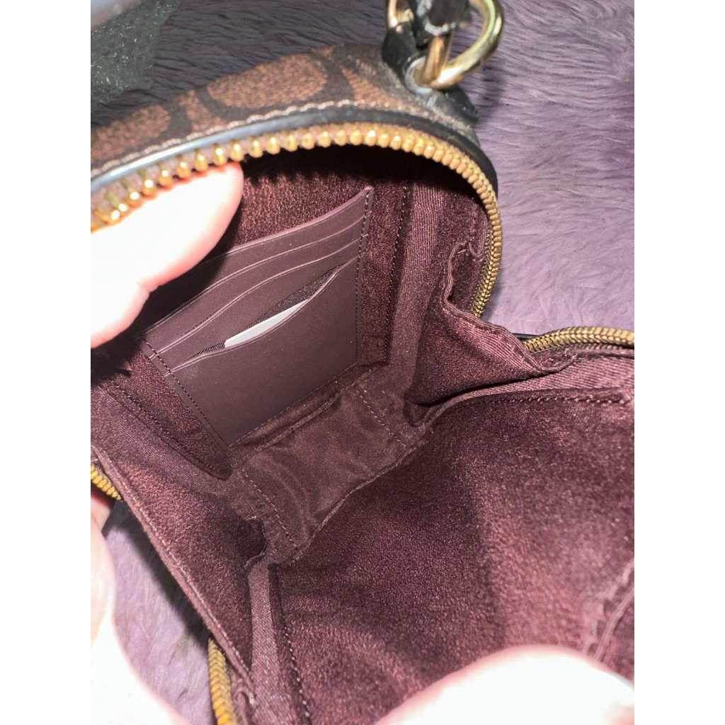 ORIG Preloved CCH Eva Phone Crossbody Small Brown Bag