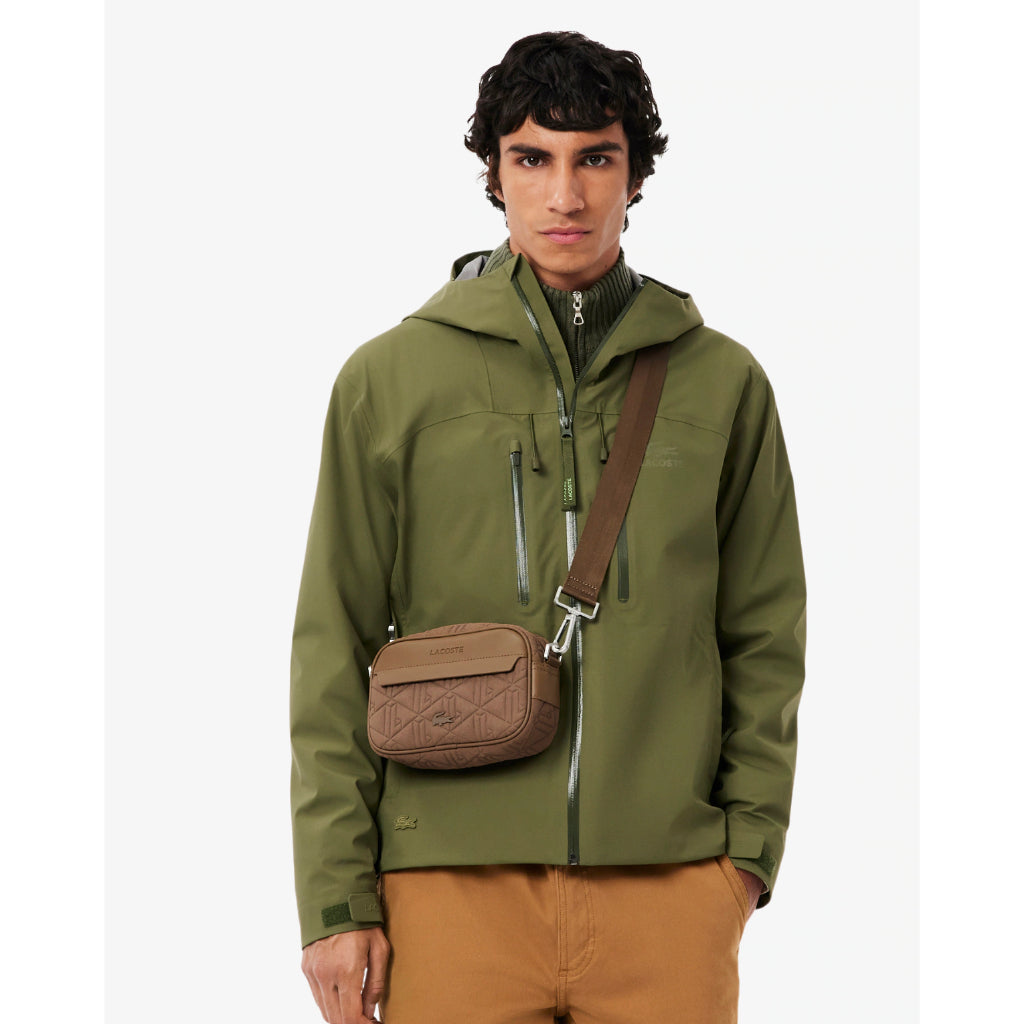 ORIG & IMPORTED Lacoste Small The Blend Reporter Mini Men Bag Brown