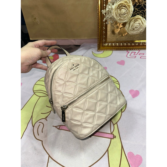 ORIG Preloved KS Natalia Mini Convertible White Cream Backpack Bag
