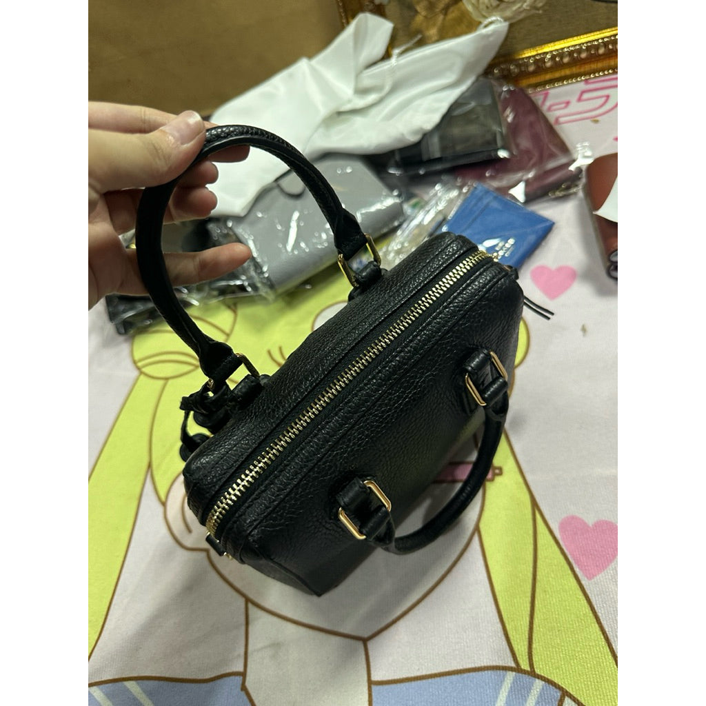 ORIG Preloved TB Thea Mini Web Satchel Black Bag