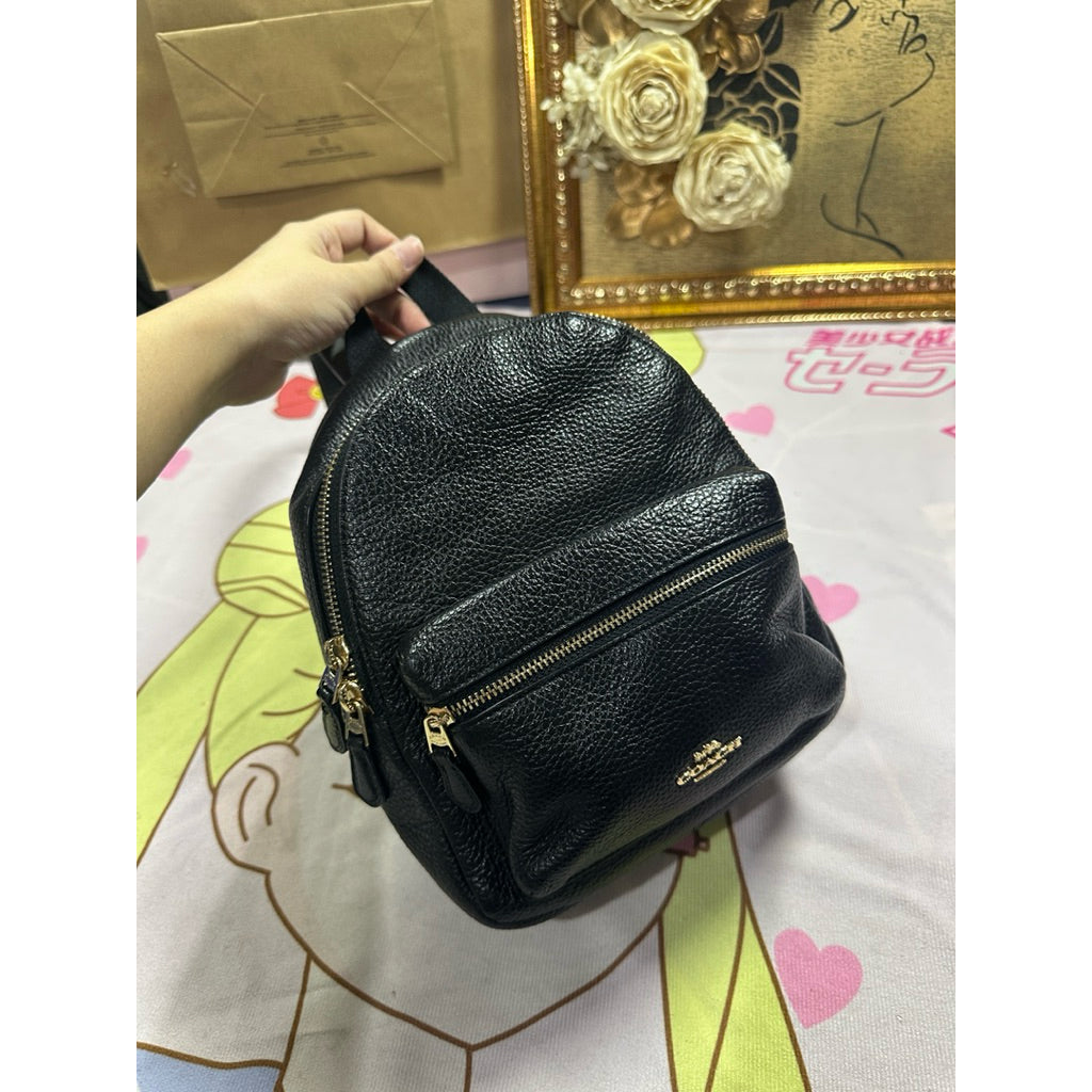 ORIG Preloved RARE CCH Mini Charlie Backpack Black Bag