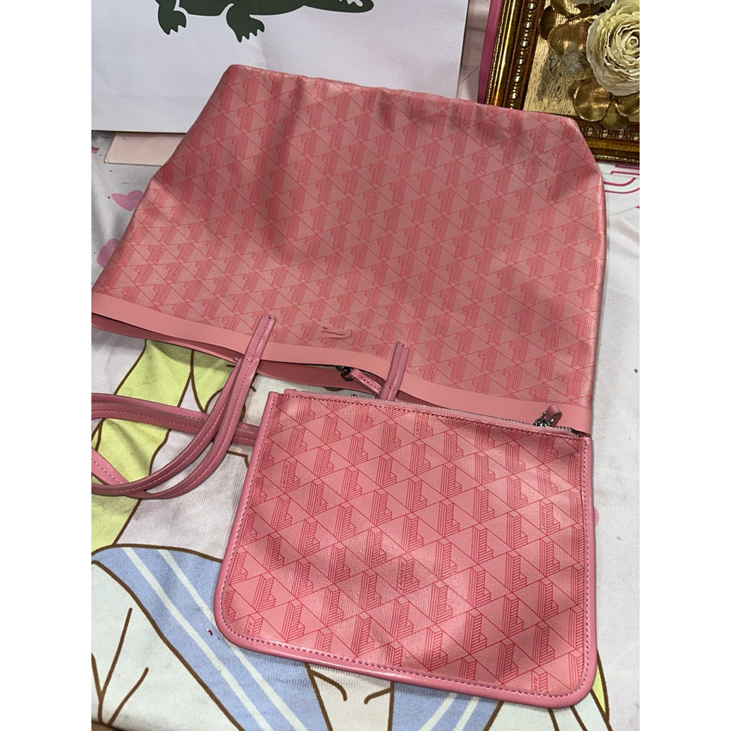 ORIG Preloved LCT Medium Zely Pink Tote Bag with Pouch