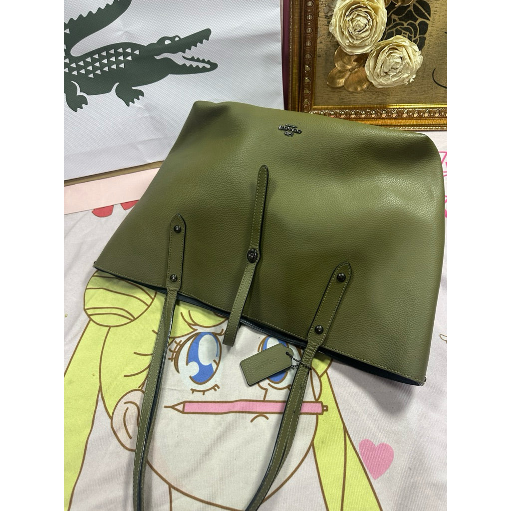 ORIG Preloved CCH Market Green Large Tote Bag