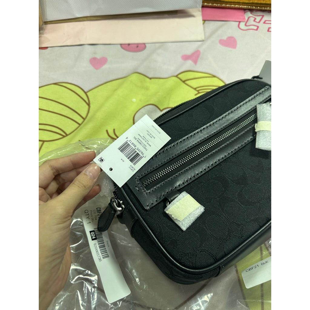 ORIG & IMPORTED CCH Theo Camera Bag In Signature Jacquard Men Black Camera Bag