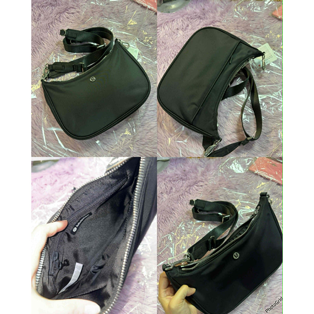 ORIG & IMPORTED Lululemon City Essentials Small Shoulder Nylon Bag 3L Pink/Red/Black