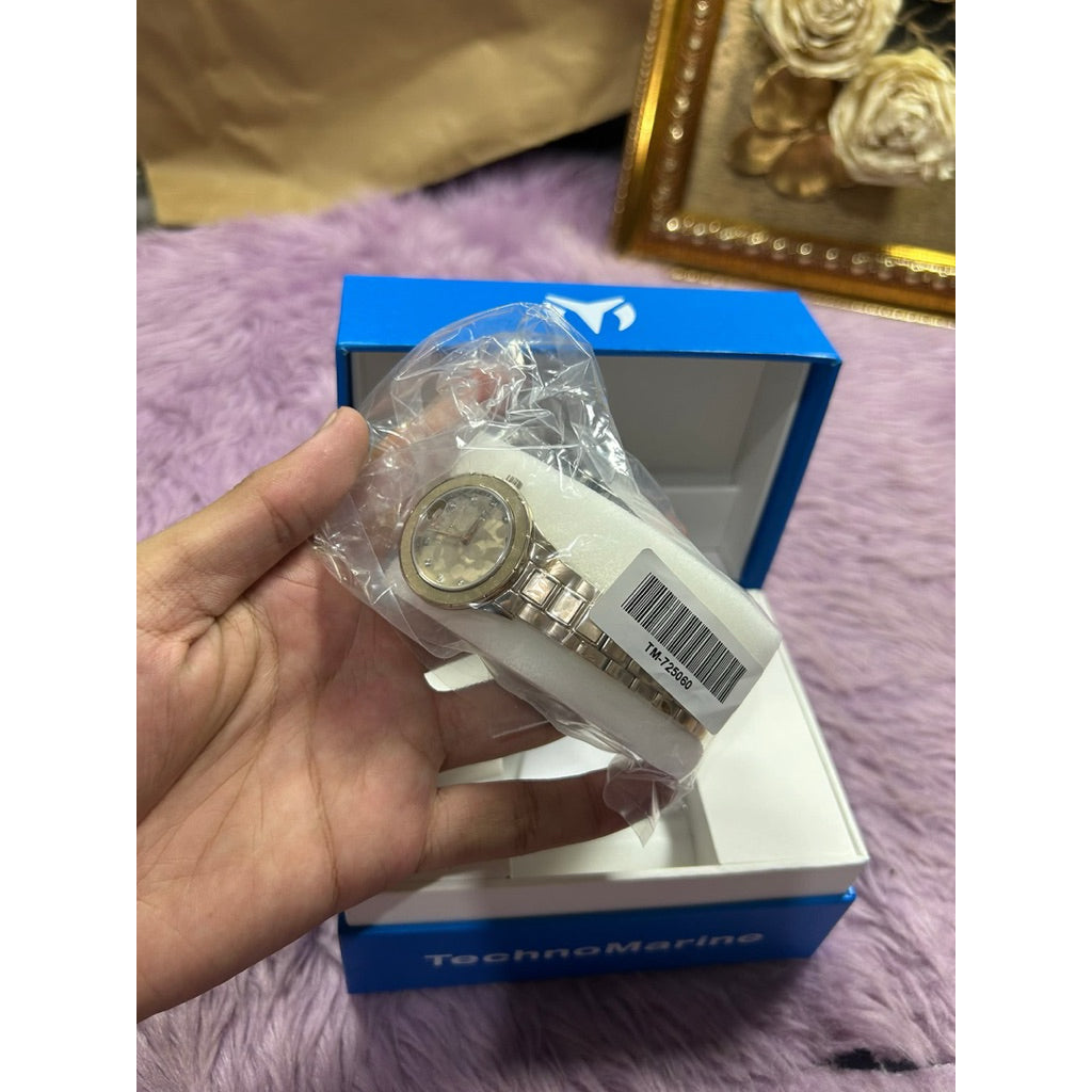 ORIG & IMPORTED Technomarine Sea 33mm TM-725060 Rose Gold Lady's Watch
