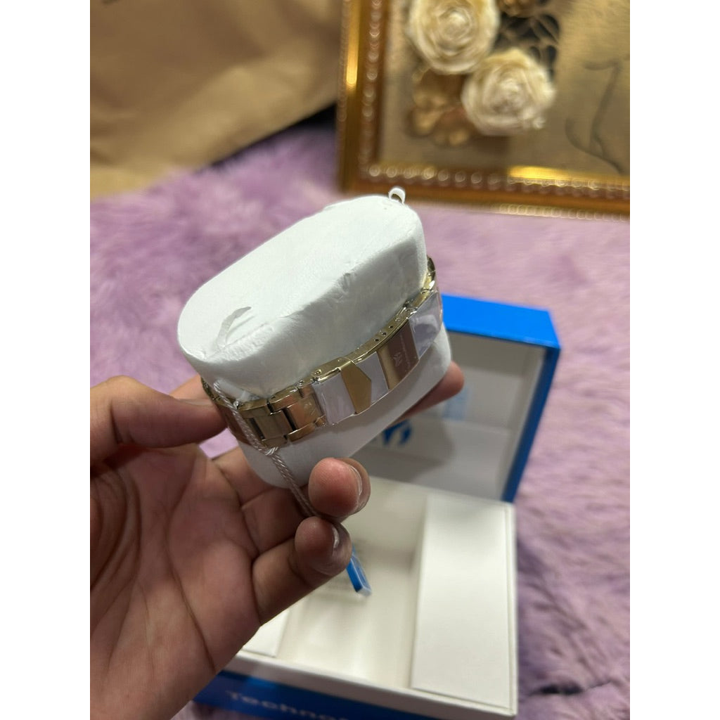 ORIG & IMPORTED Technomarine OCEANICO 36mm TM-325009 Gold Lady's Watch