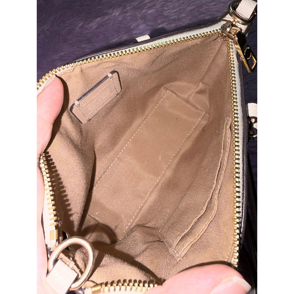 ORIG Preloved CCH Mini Gallery Crossbody Bag Chalk White