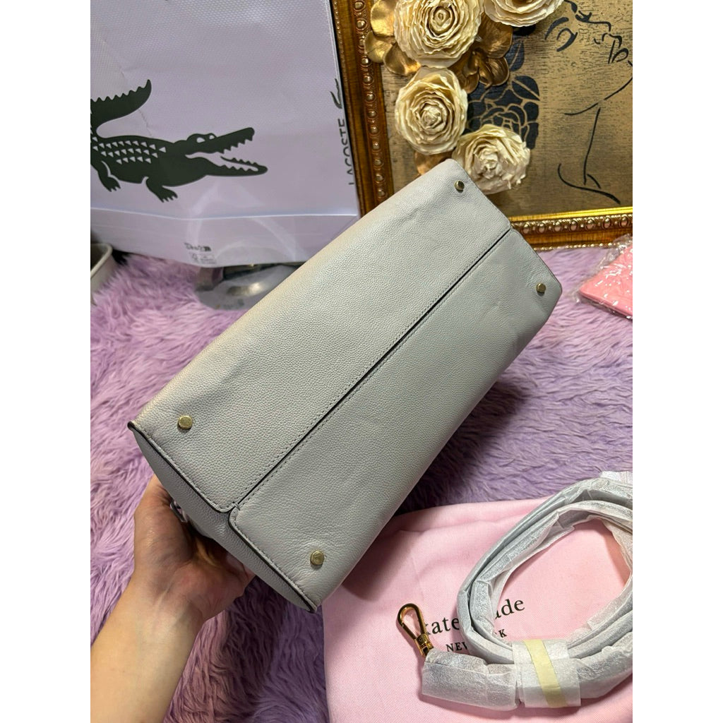 ORIG & IMPORTED KS Retail Toujours Medium Satchel Tote Taupe Bag