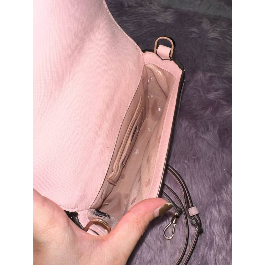ORIG Preloved KS Staci Square Crossbody Pink Bag