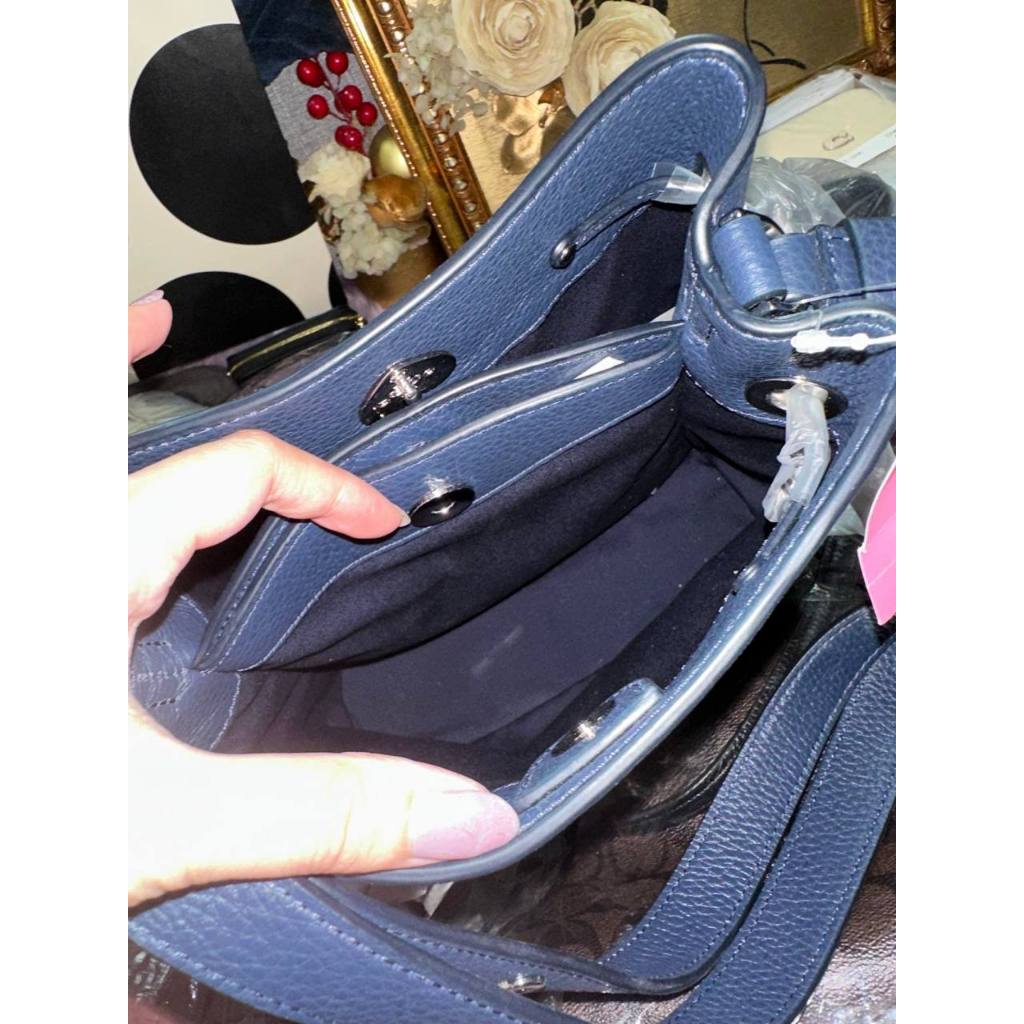 ORIG & IMPORTED KS Marti Small Bucket Bag Jacquard Blue
