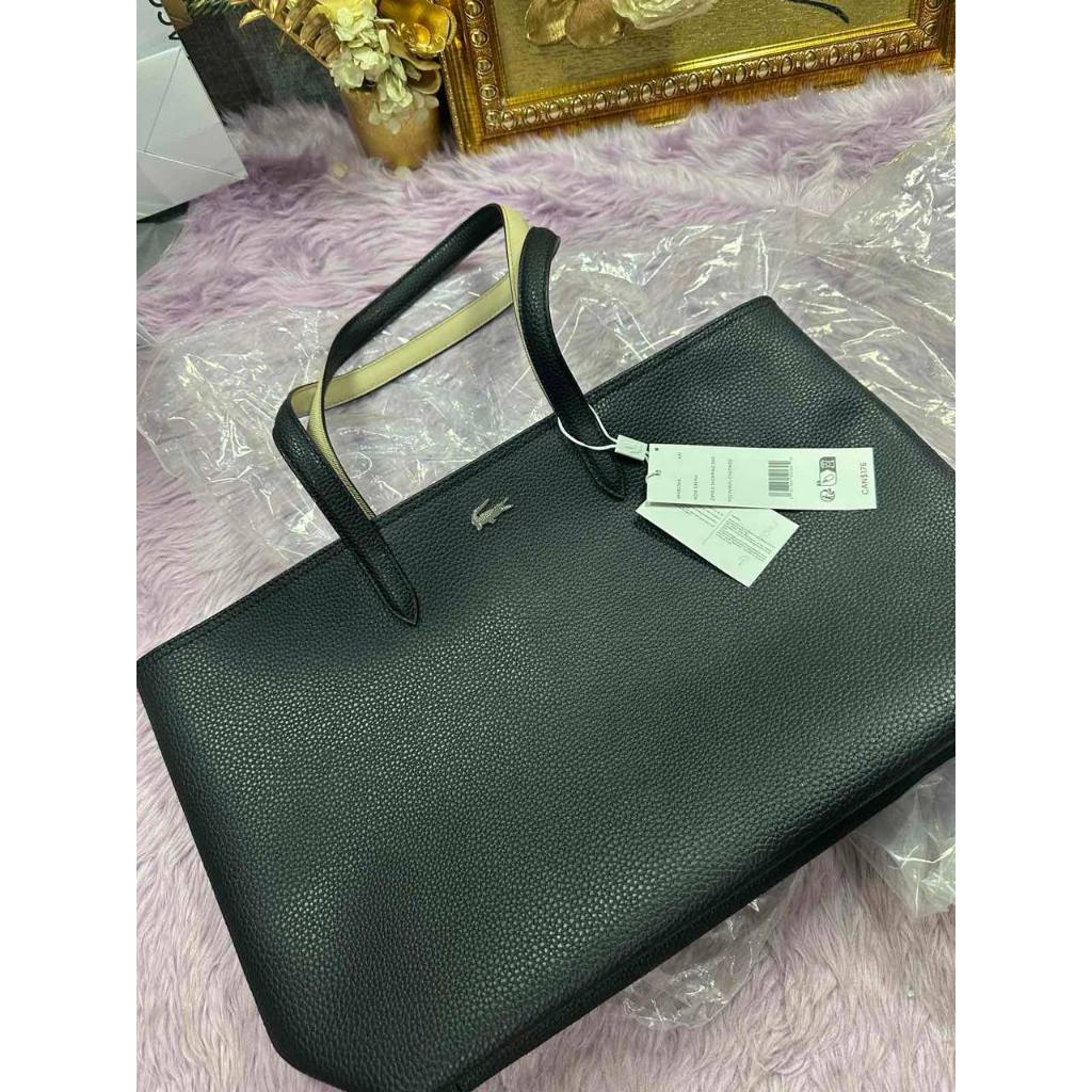 ORIG & IMPORTED LCT Anna Zipped Tote Black Large Bag