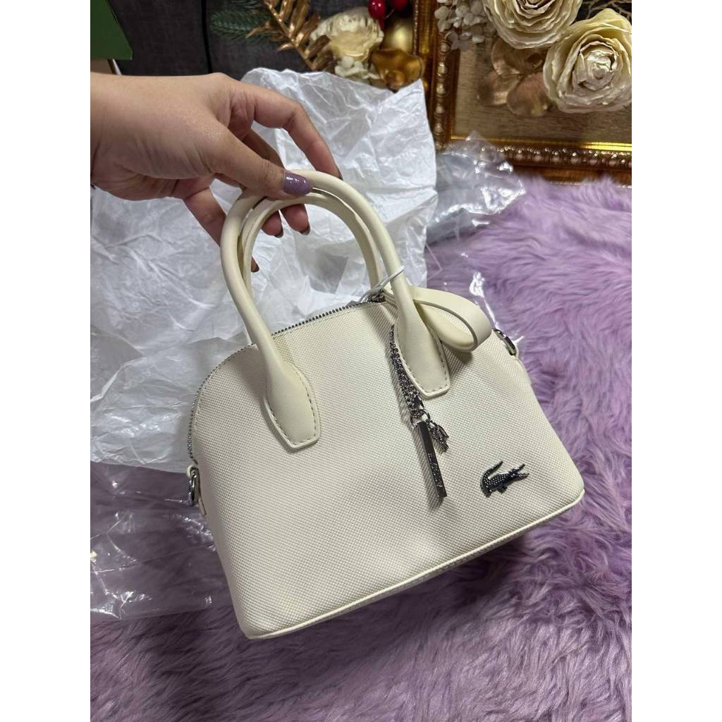 ORIG & IMPORTED LCT Mini Daily Lifestyle Bugatti Strap Small White Bag