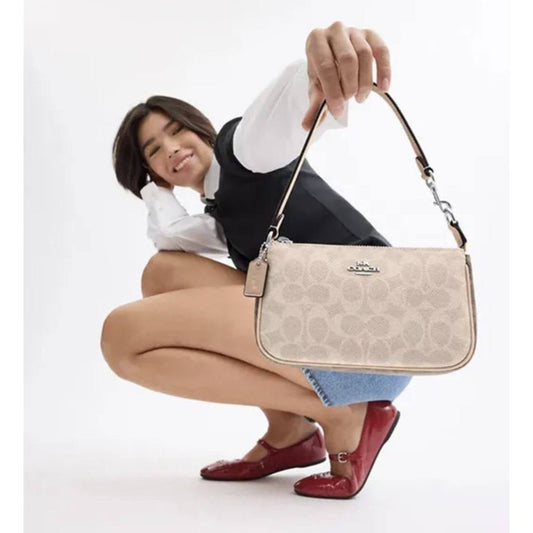 ORIG & IMPORTED CCH Nolita 19 In Signature Canvas Sand/Taupe Small Kilikili Bag