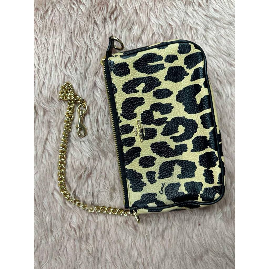 ORIG & IMPORTED CCH Nolita 19 With Leopard Print Small Bag Chain Strap