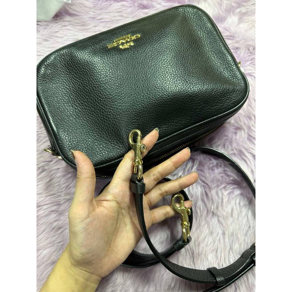 ORIG Preloved CCH Jes Crossbody Double Zip Black Bag