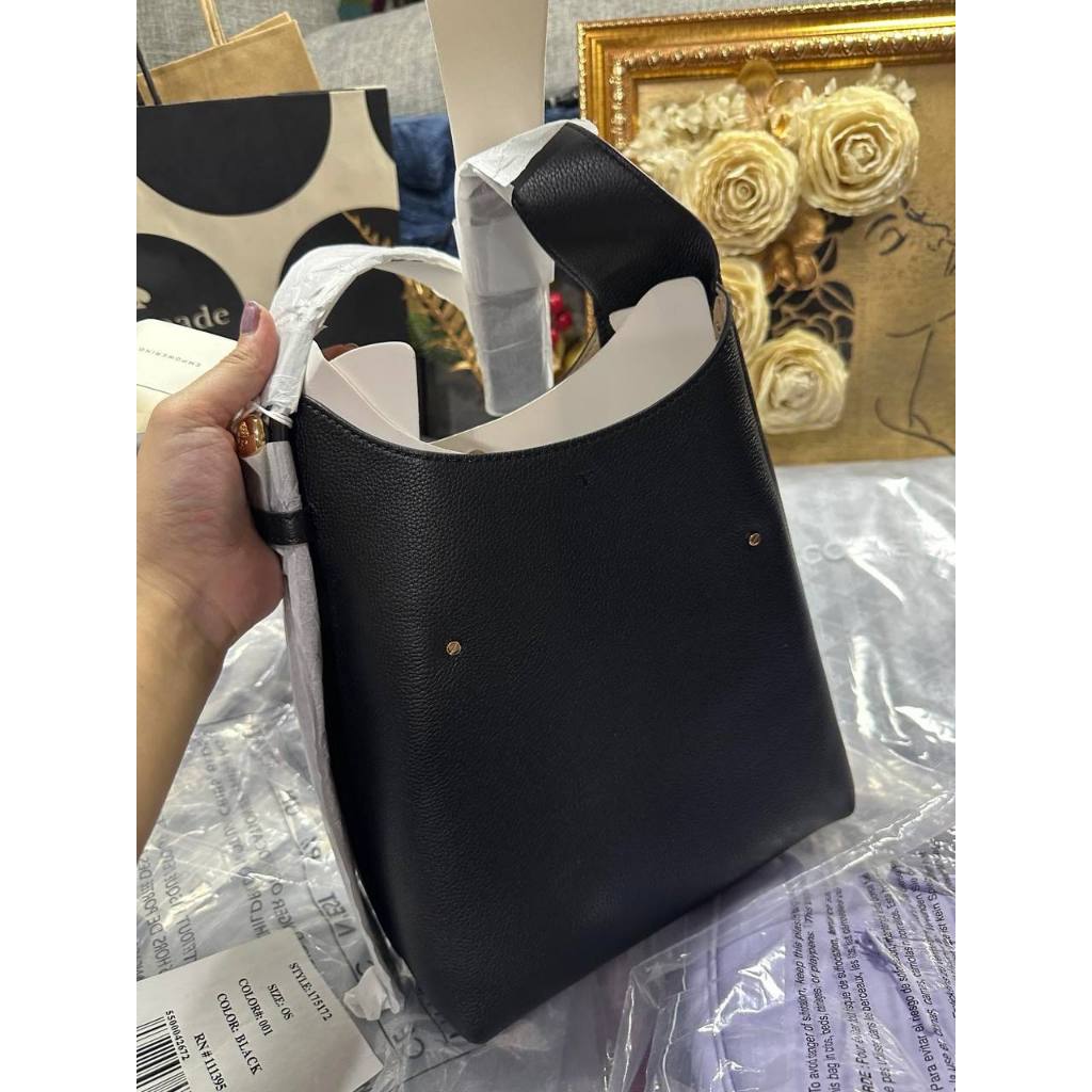 ORIG & IMPORTED TB ROMY SMALL & LARGE HOBO BLACK BAG
