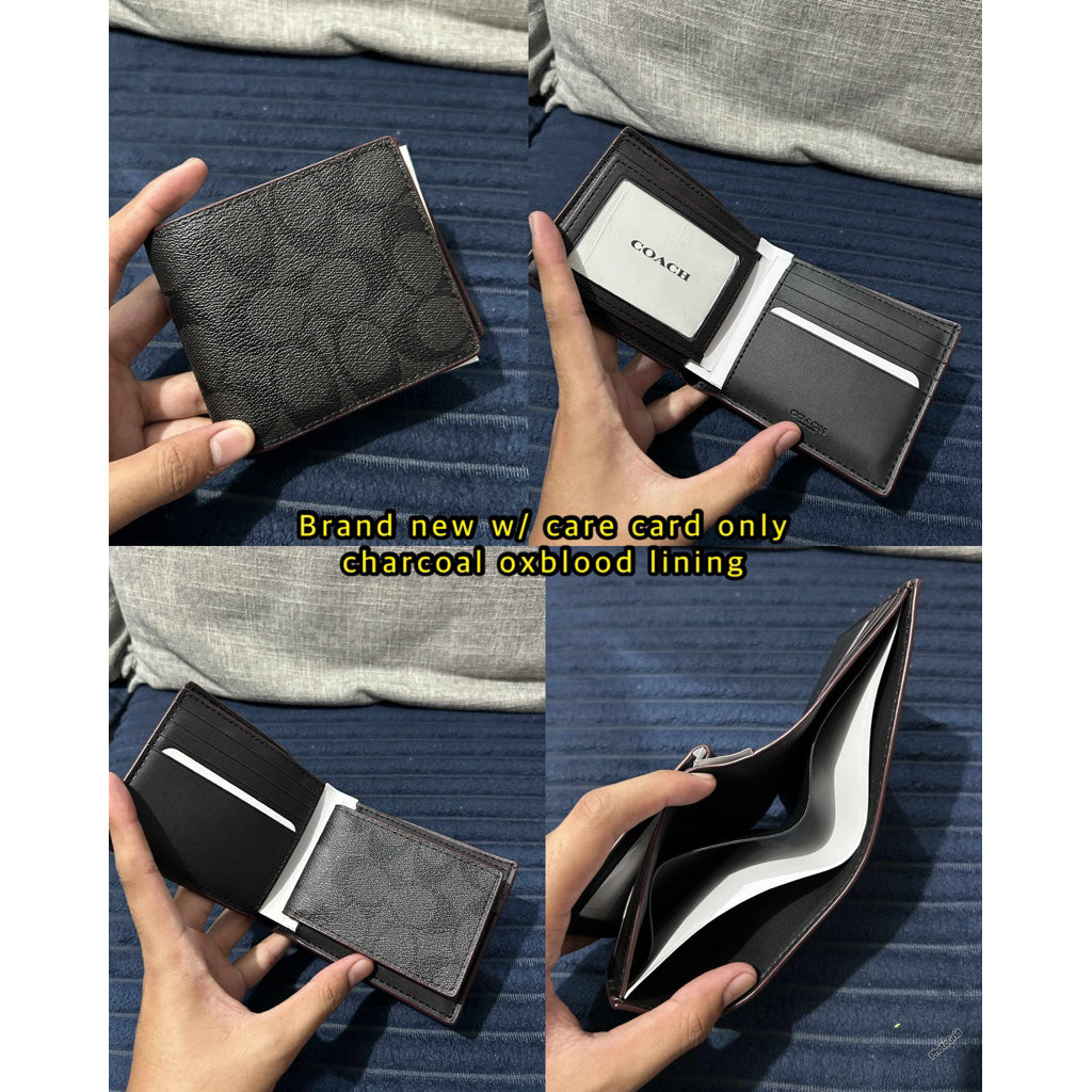 ORIG & IMPORTED CCH Compact Men Bifold Wallet Black/Brown