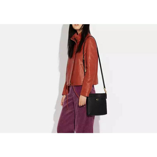 ORIG & IMPORTED CCH Kitt Messenger Crossbody File Slim Black Bag