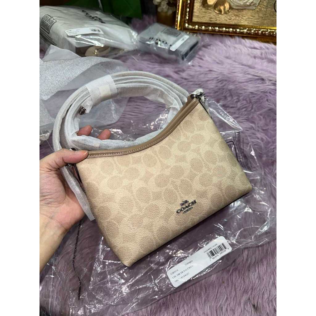 ORIG & IMPORTED CCH Laurel Small Shoulder Bag In Signature Canvas in Sand