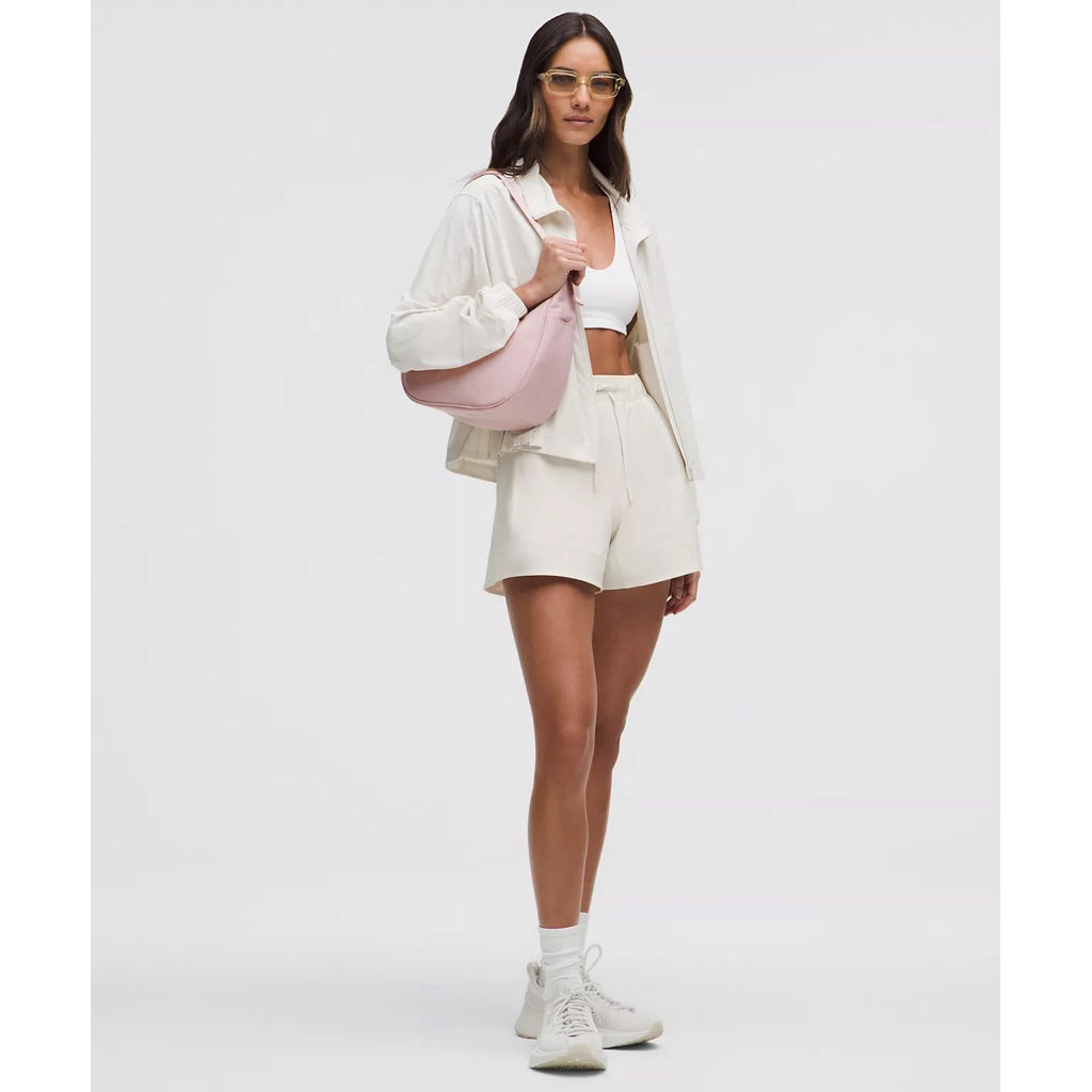AUTHENTIC/ORIGINAL Lululemon City Essentials Nylon Shoulder Bag 4L - Gray Pink Red