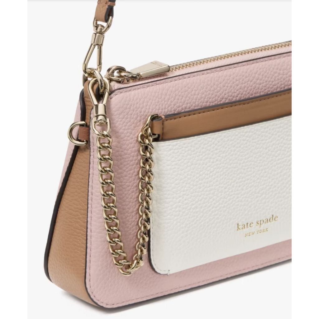 ORIG & IMPORTED KS Retail Ava Pochette Small Shoulder Pink Bag with Wallet