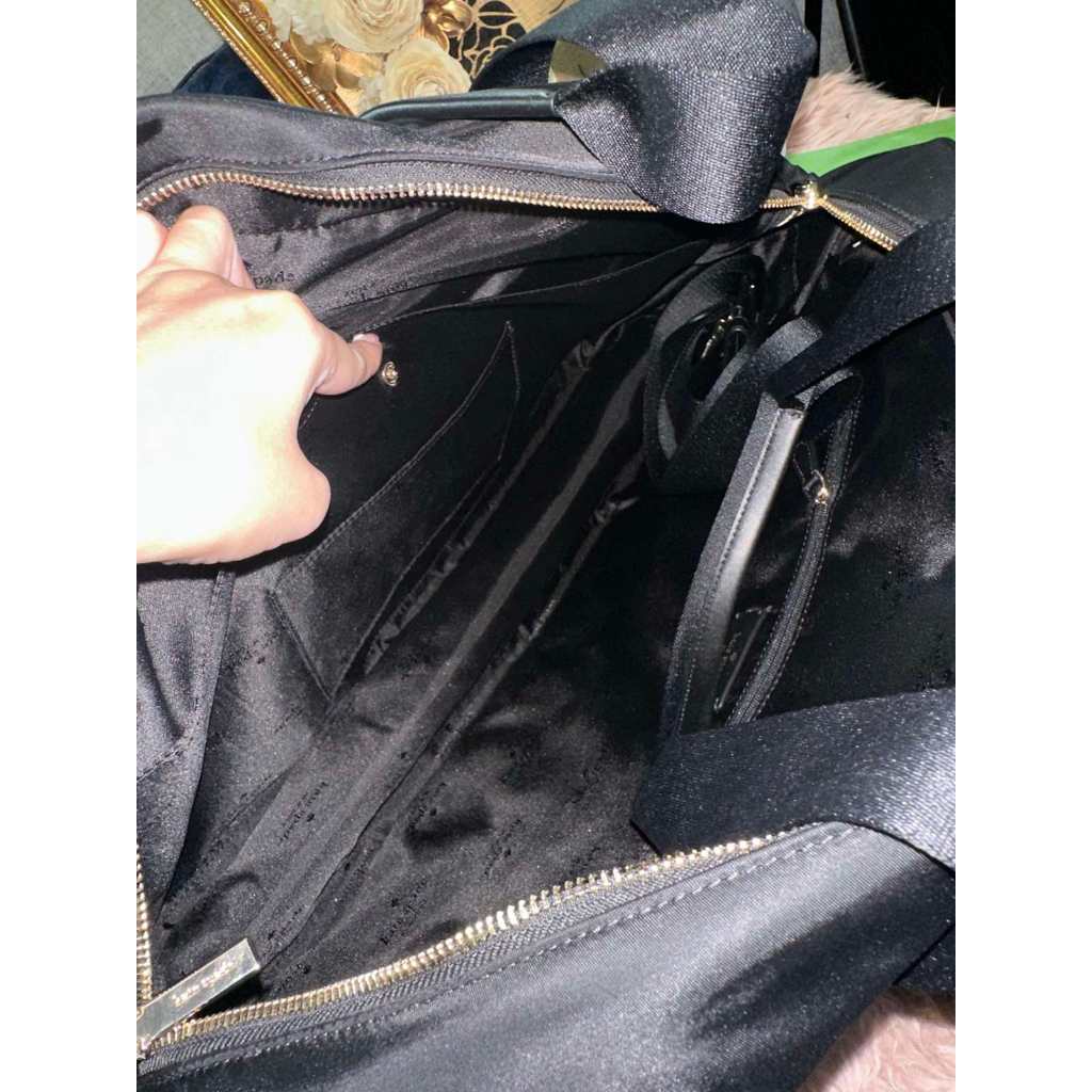 ORIG & IMPORTED KS Carter Nylon Large Weekender Black/Grey/Brown Bag