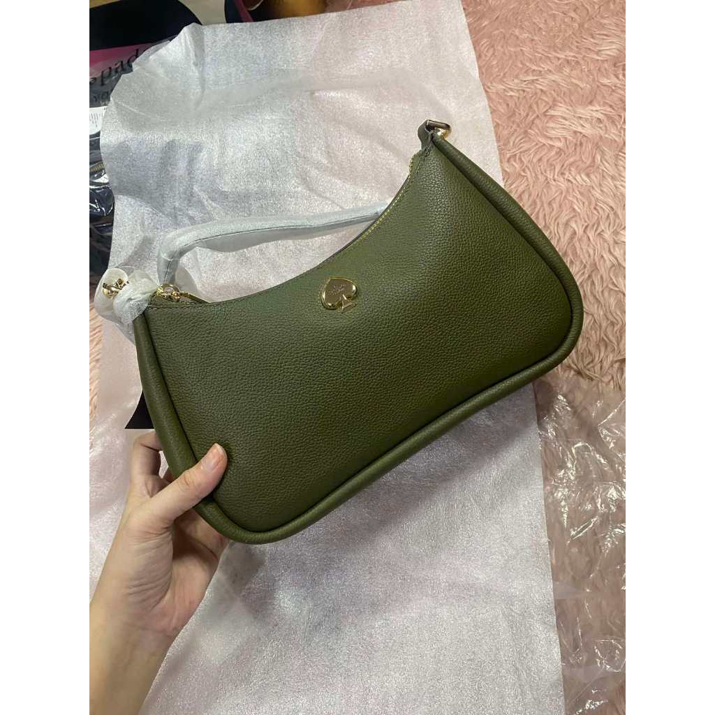 ORIG & IMPORTED KS Kayla Small Convertible Shoulder Green Bag
