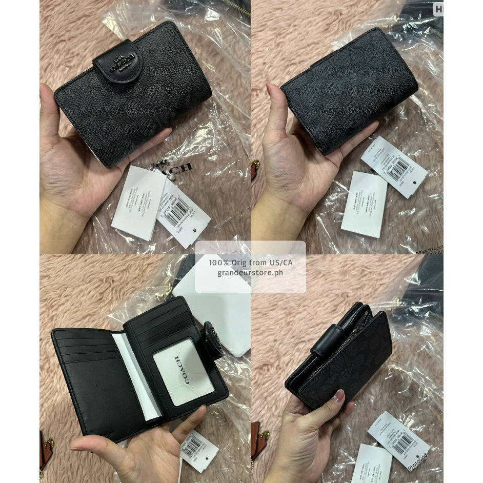 ORIG & IMPORTED CCH MEDIUM CORNER ZIP BIFOLD WALLET