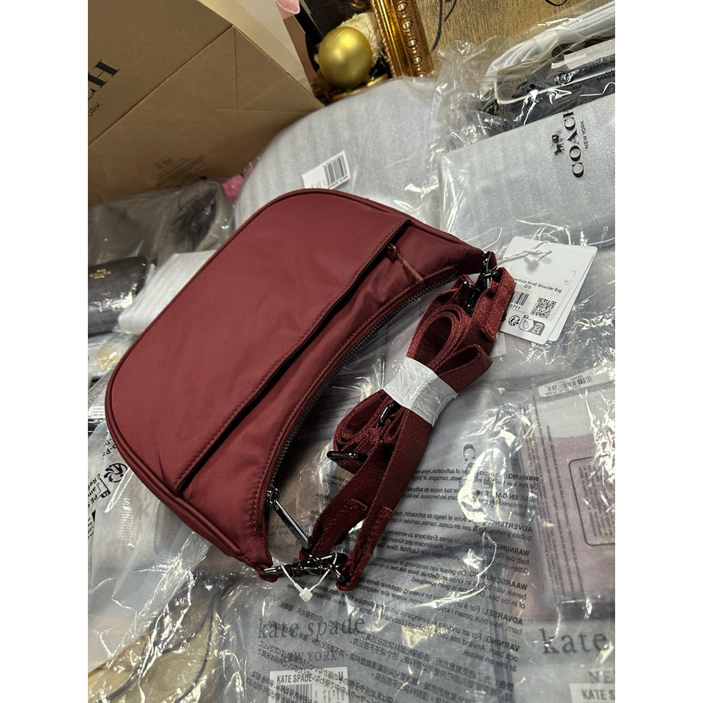 ORIG & IMPORTED Lululemon City Essentials Small Shoulder Nylon Bag 3L Pink/Red/Black