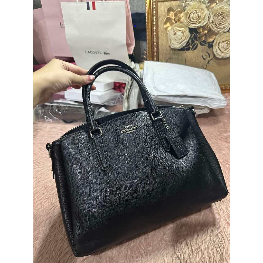 ORIG Preloved CCH Large Sage Carryall Satchel Black Bag