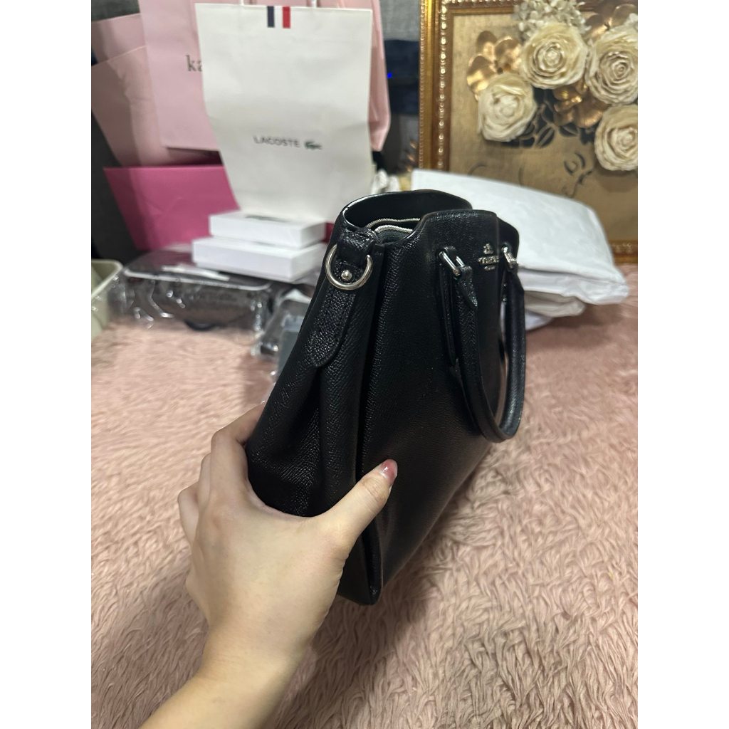ORIG Preloved CCH Large Sage Carryall Satchel Black Bag