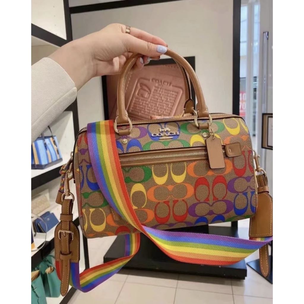 ORIG & IMPORTED CCH Rowan Medium Satchel Rainbow Bag