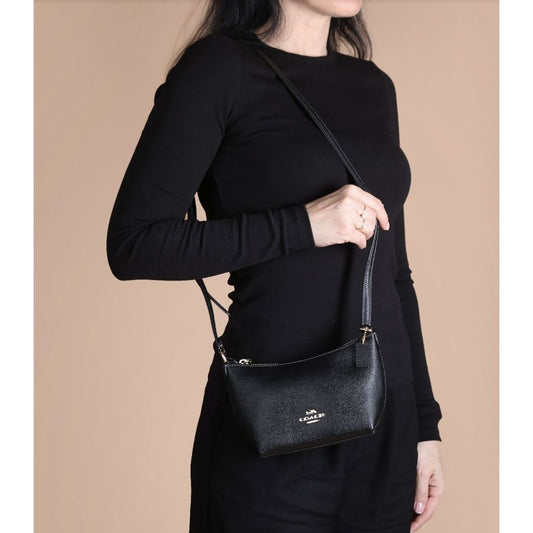 ORIG Preloved CCH Zip Top Crossbody Small Black Bag