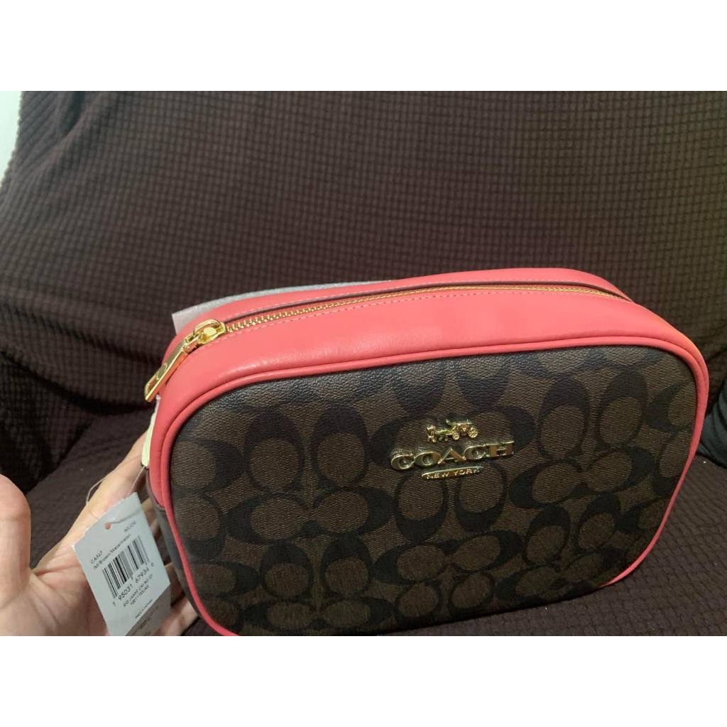 ORIG & IMPORTED CCH Jamie Camera Bag in Brown Pink Watermelon