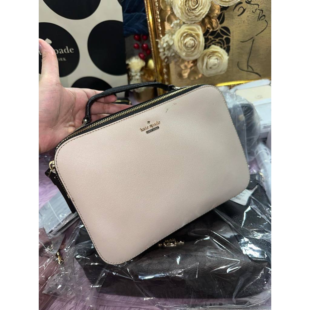 ORIG Preloved KS Large Juliet Crossbody Beige Bag