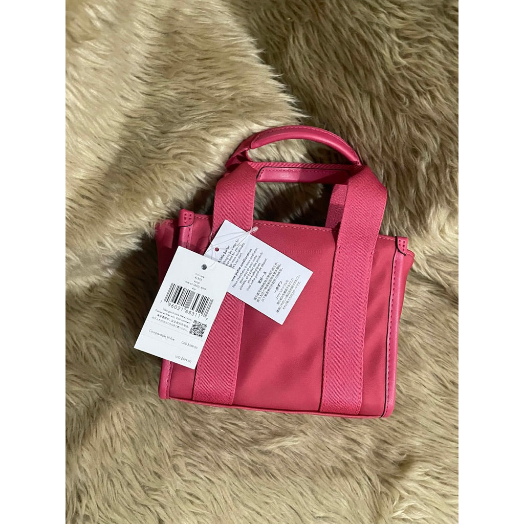 ORIG & IMPORTED KS Kip Nylon Mini Small Large Tote Black Pink Bag
